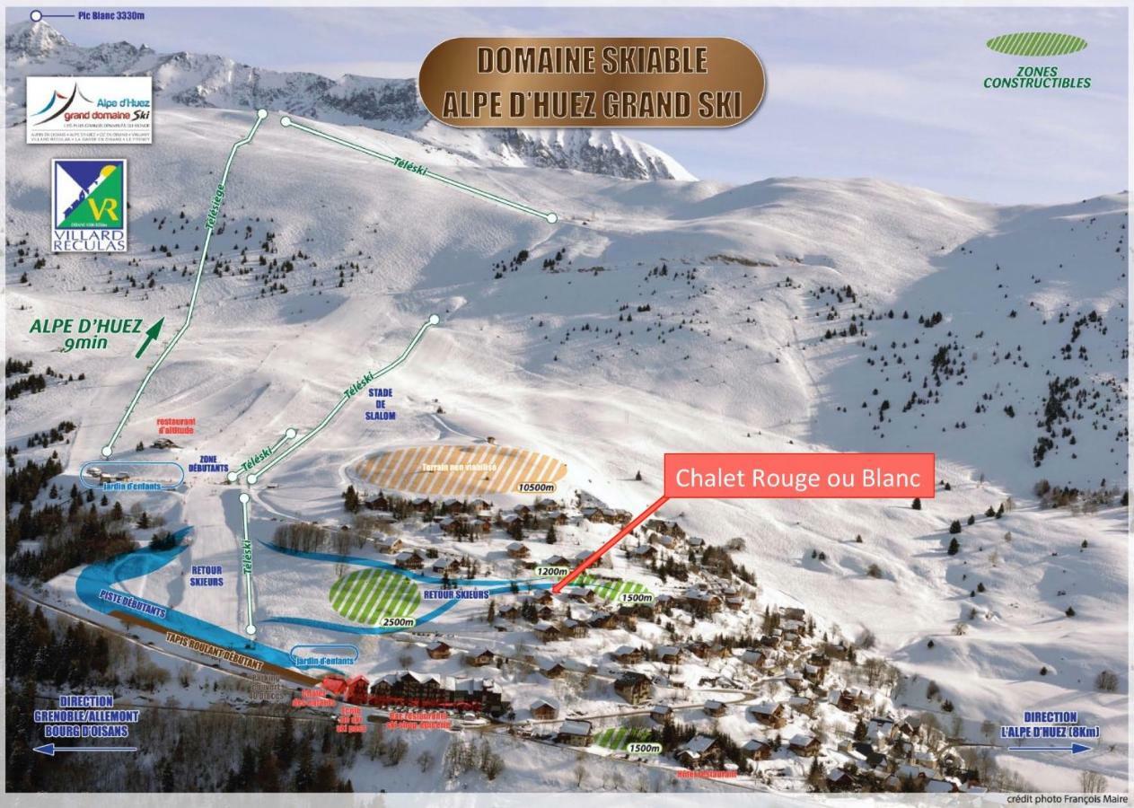 Chalet Rouge Ou Blanc Villard-Reculas Exterior photo